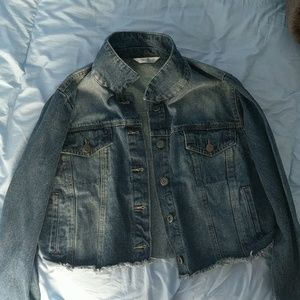 never worn jean jacket